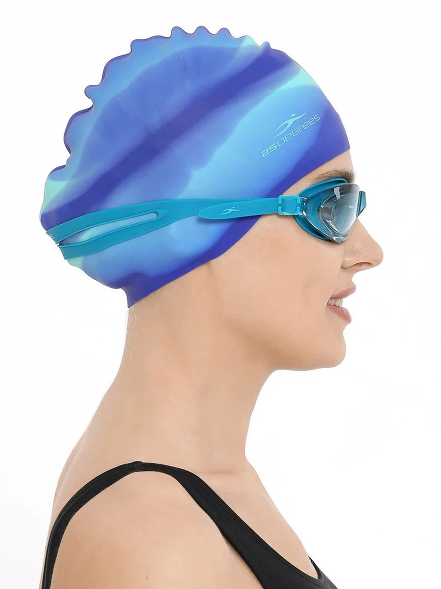 25DEGREES Шапочка для плавания силиконовая HELION