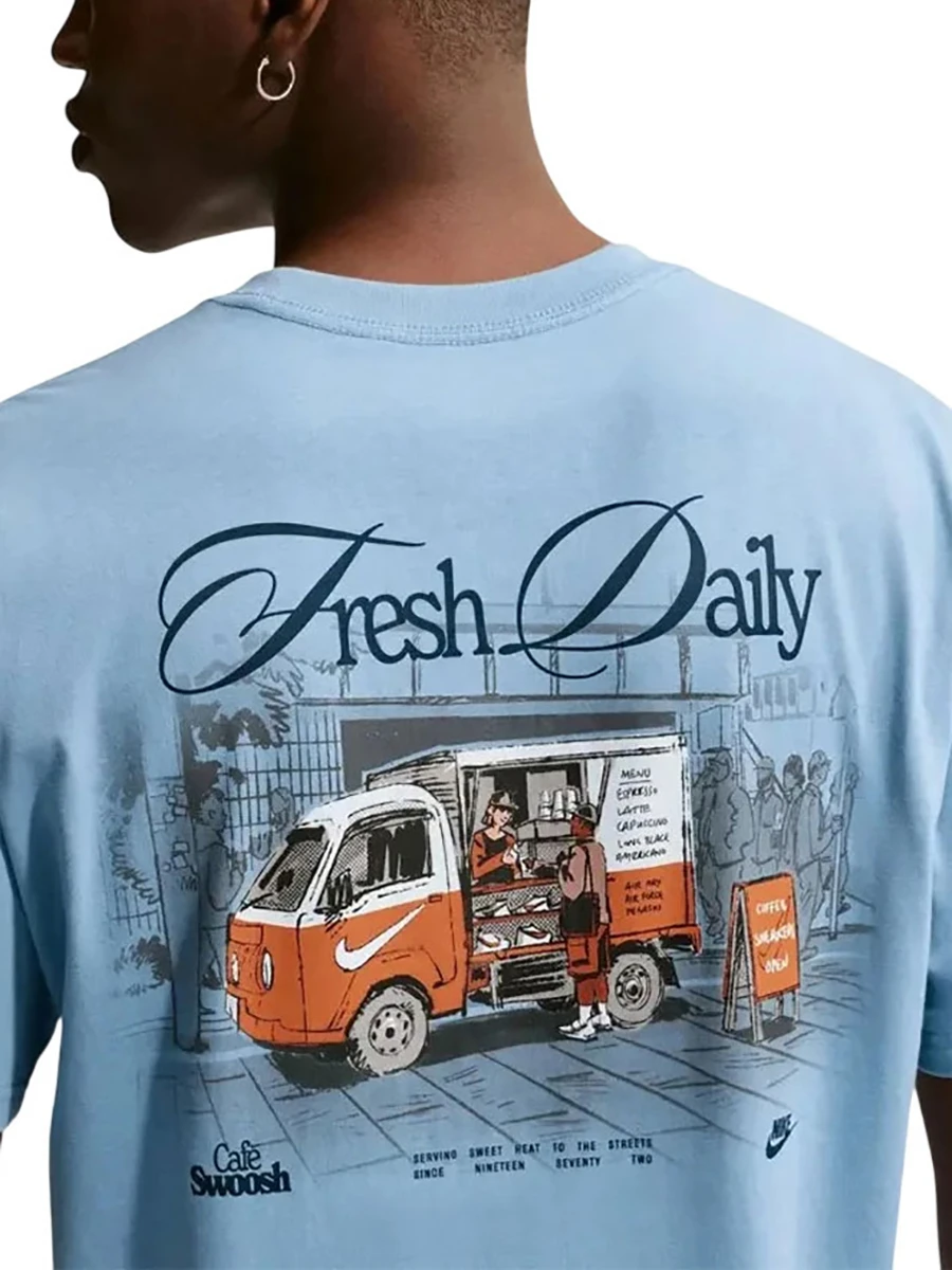Nike Футболка мужская LSE CAFE SWOOSH VAN