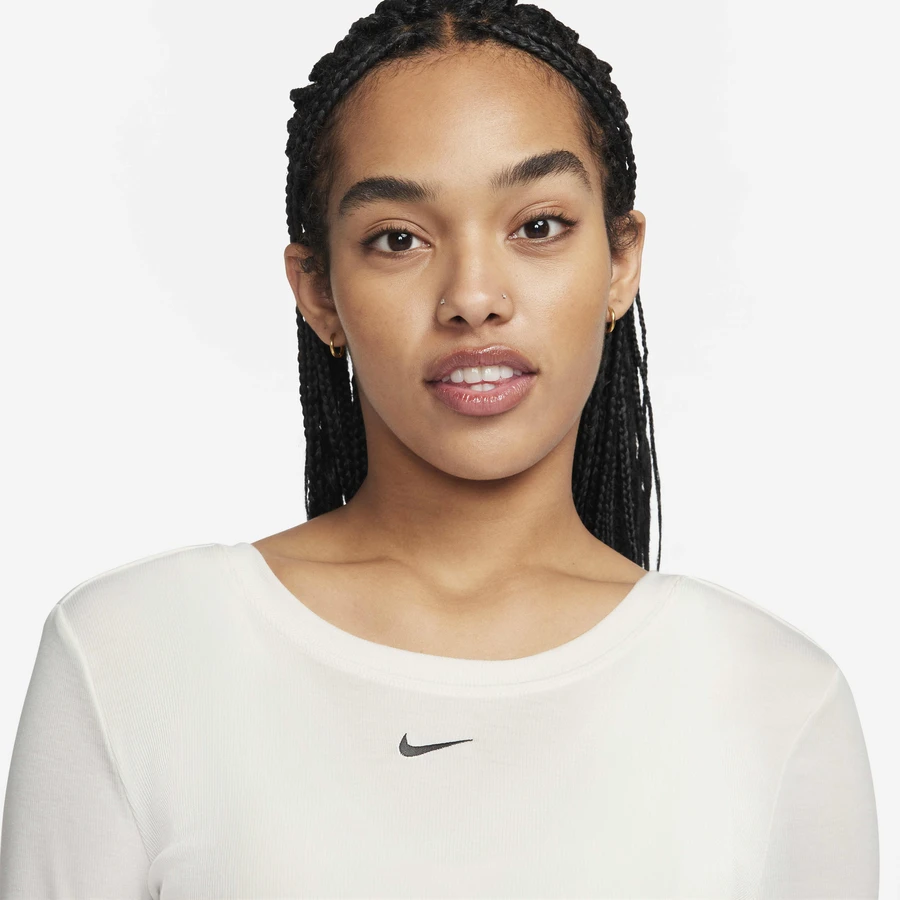 Nike Футболка с длинным рукавом NSW CHILL KNIT MRIB LS TOP