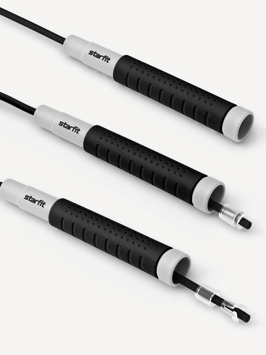 Starfit Скакалка c силиконовыми ручками, 3м.