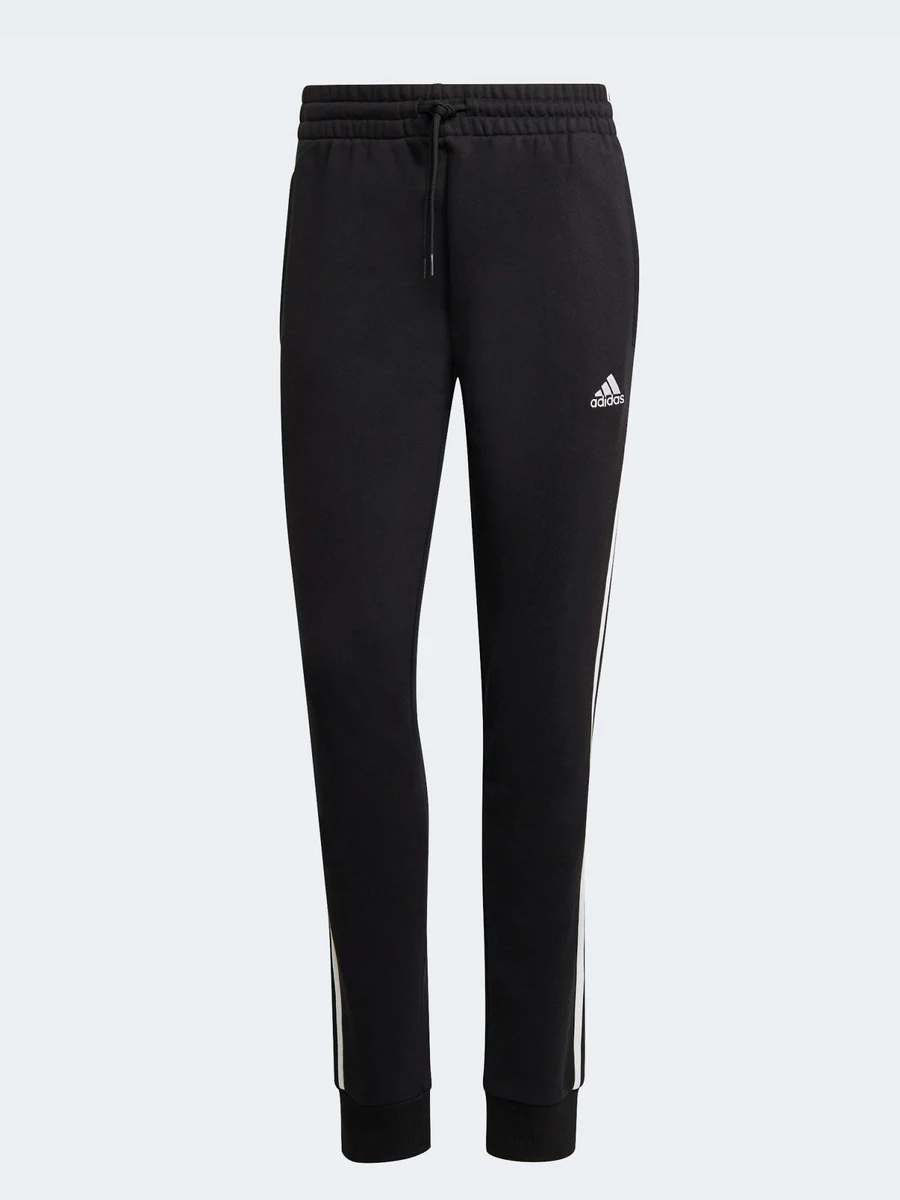 Adidas Брюки женские ESSENTIALS 3-STRIPES FRENCH TERRY CUFFED JOGGERS