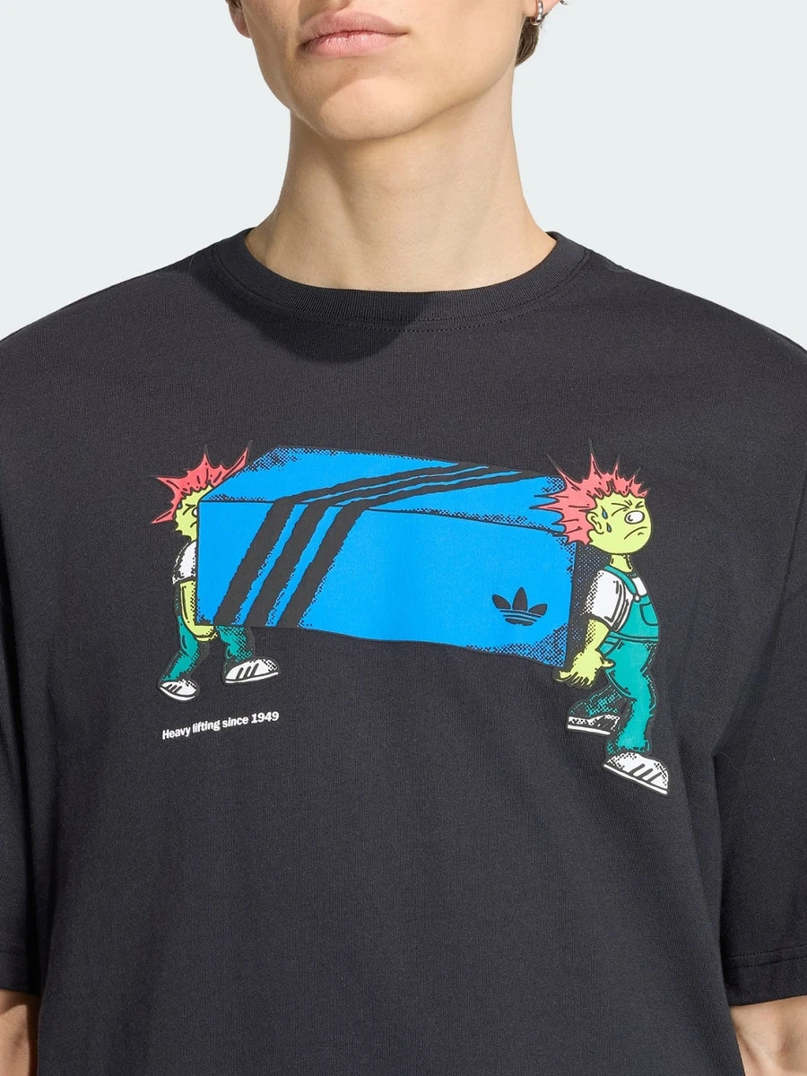 Adidas Футболка мужская BLUE BOX ELVES GRAPHIC T-SHIRT
