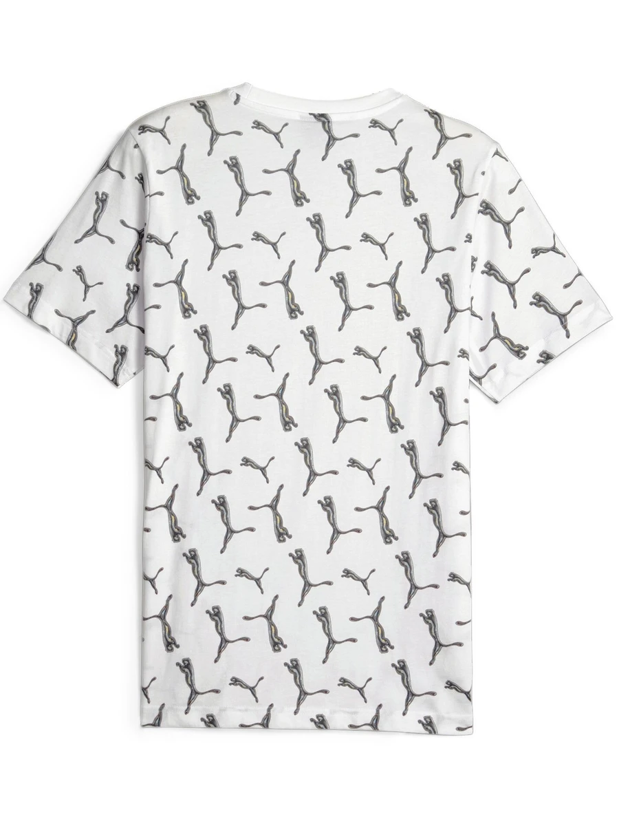 Puma Футболка мужская ESS+ LOGO LAB HOLIDAY AOP