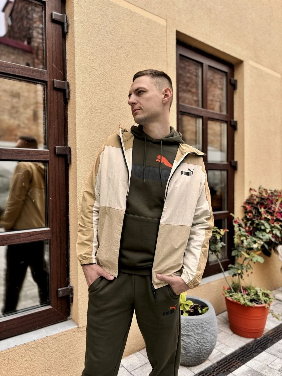 Puma Ветровка мужская HOODED WINDBREAKER