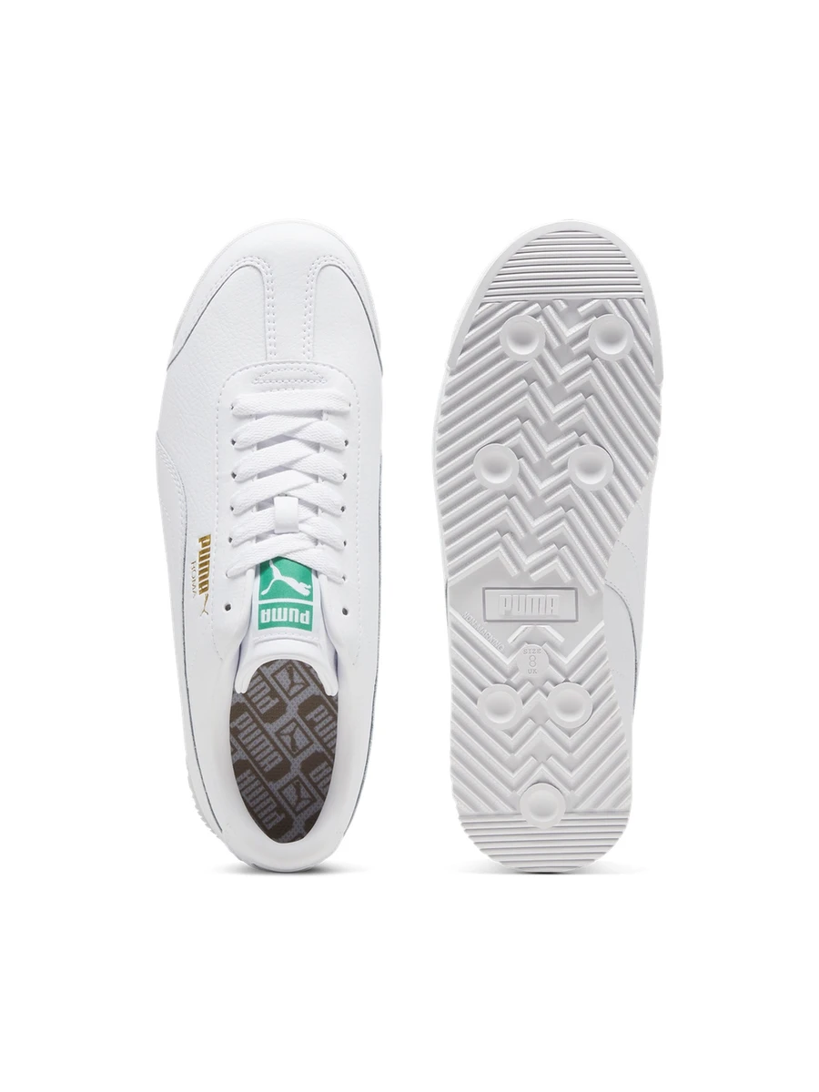 Puma Кроссовки мужские ROMA 24 STANDARD PUMA WHITE-ARCHIVE GREE
