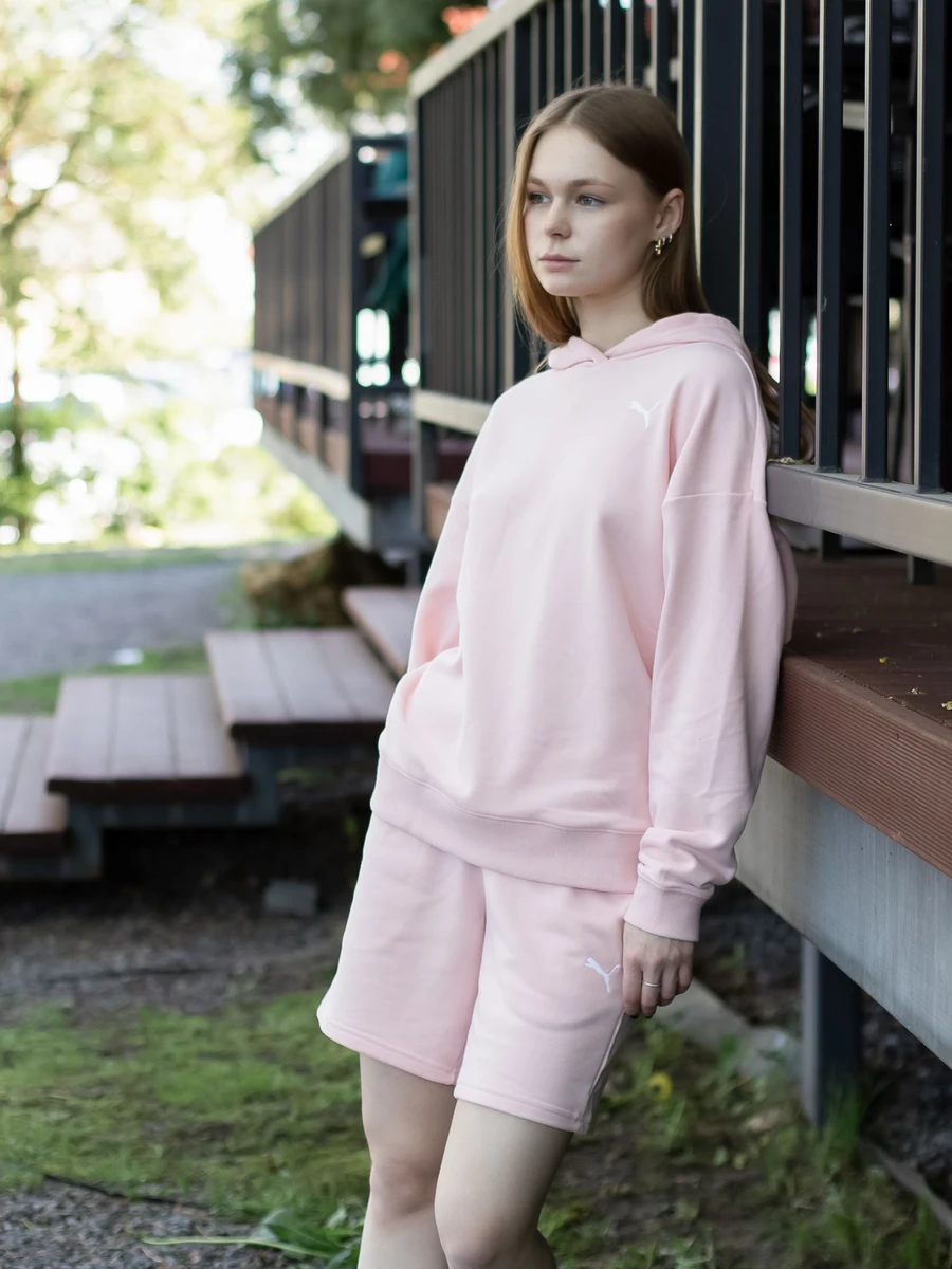 Puma Костюм спортивный женский LOUNGEWEAR SHORT SUIT TR