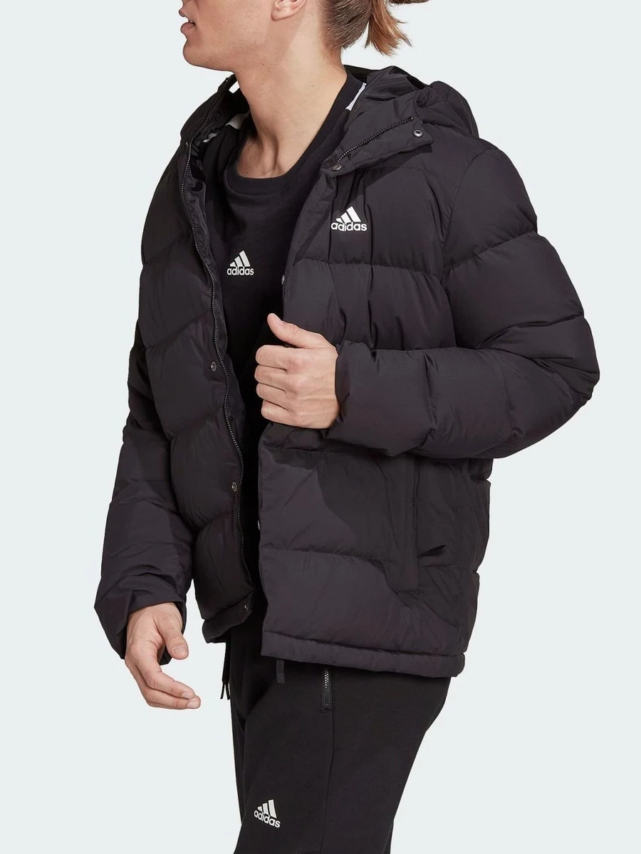 Adidas Куртка-пуховик мужская HELIONIC HOODED DOWN JACKET