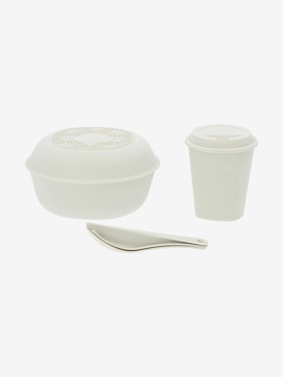 NORTHLAND Набор посуды: кружка с крышкой, тарелка , миска, ложка, вилка, нож