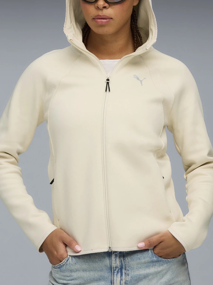 Puma Джемпер женский EVOSTRIPE FULL-ZIP HOODIE DK
