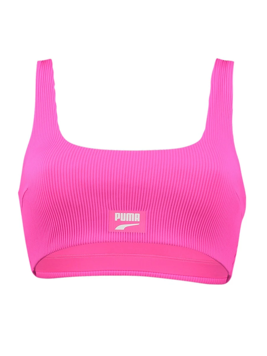 Puma Топ женский SWIM WOMEN RIBBED SCOOP NECK TOP 1P
