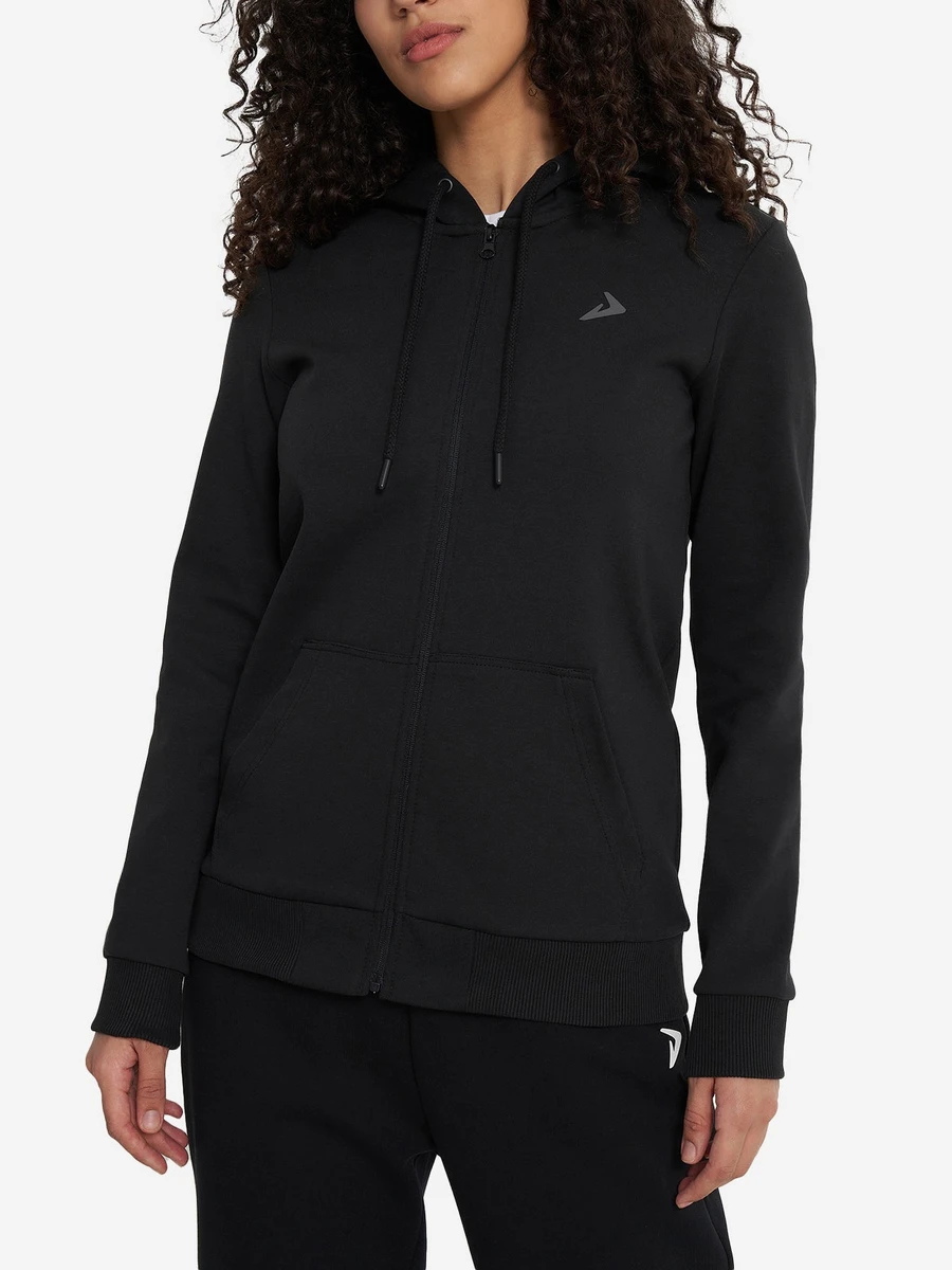 Demix Джемпер женский BASIC SOLID HODDED TRACKTOP