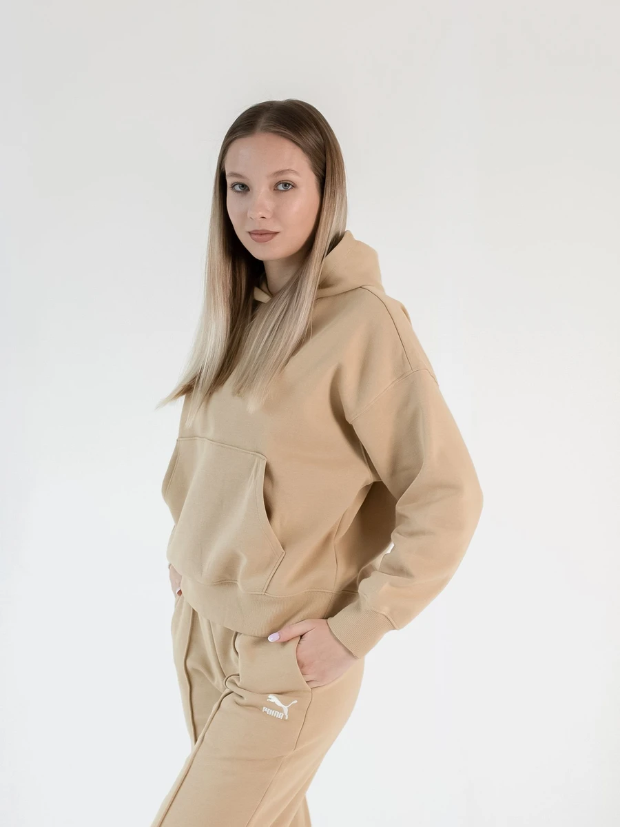 Puma Джемпер женский CLASSICS OVERSIZED HOODIE FL