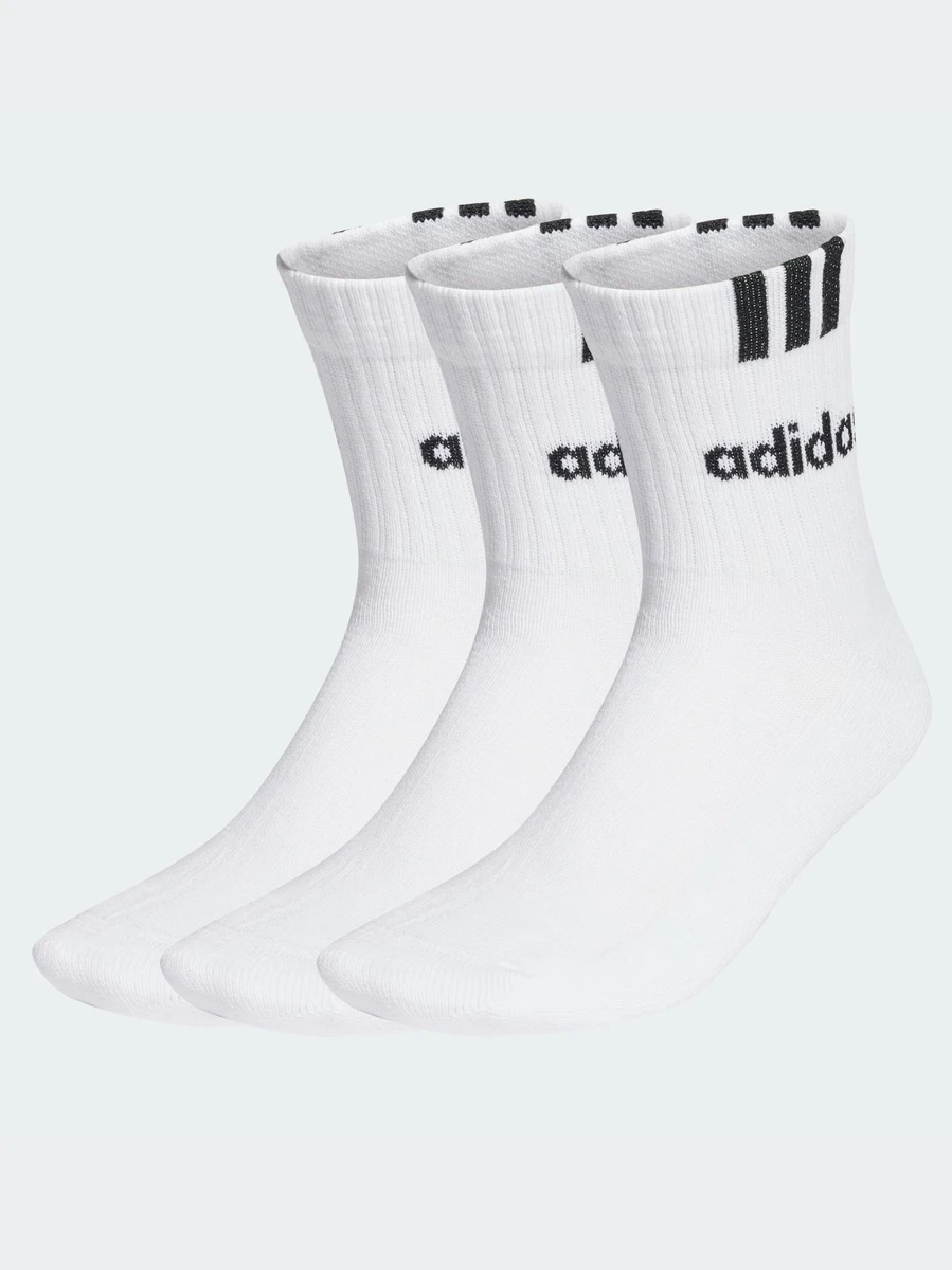 Adidas Носки 3-STRIPES LINEAR HALF-CREW CUSHIONED (3 пары)