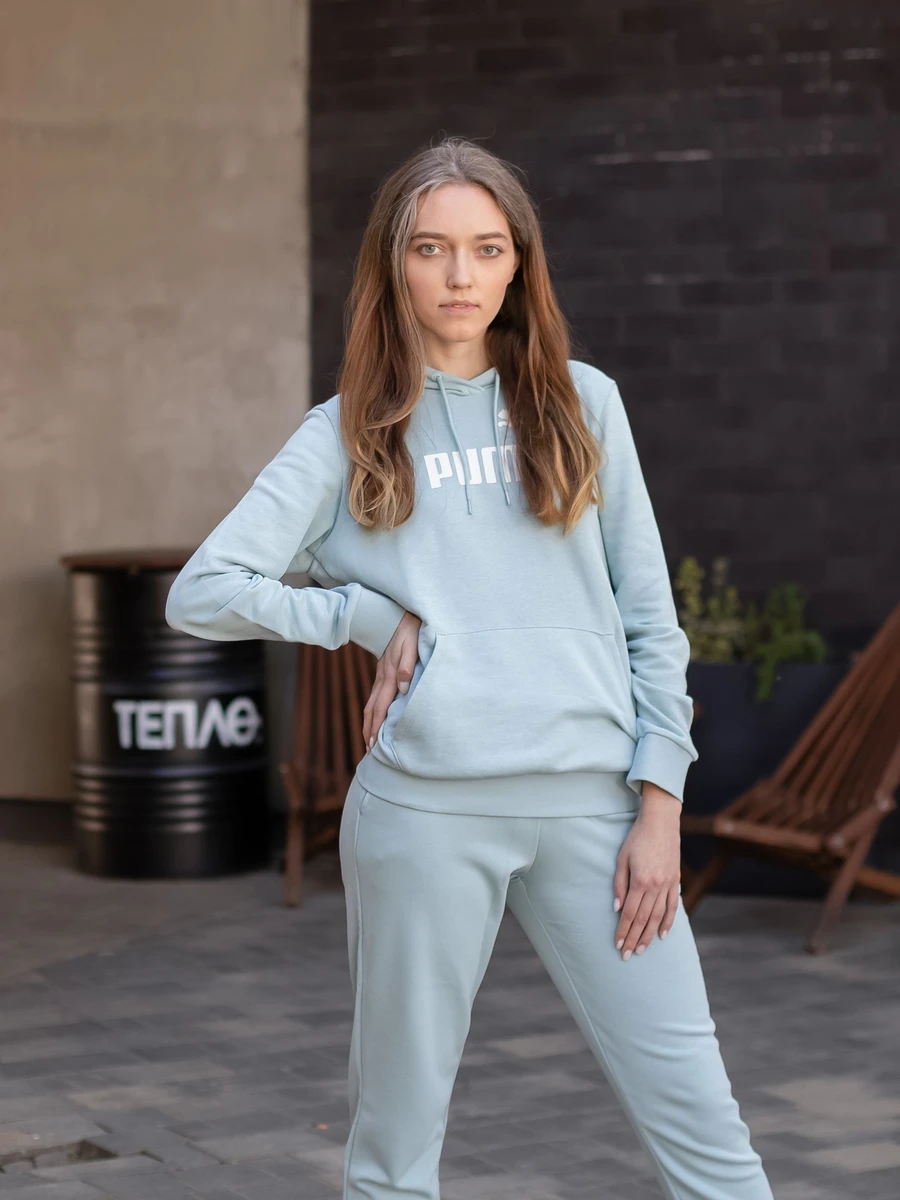 Puma Джемпер женский ESS LOGO HOODIE TR (S)