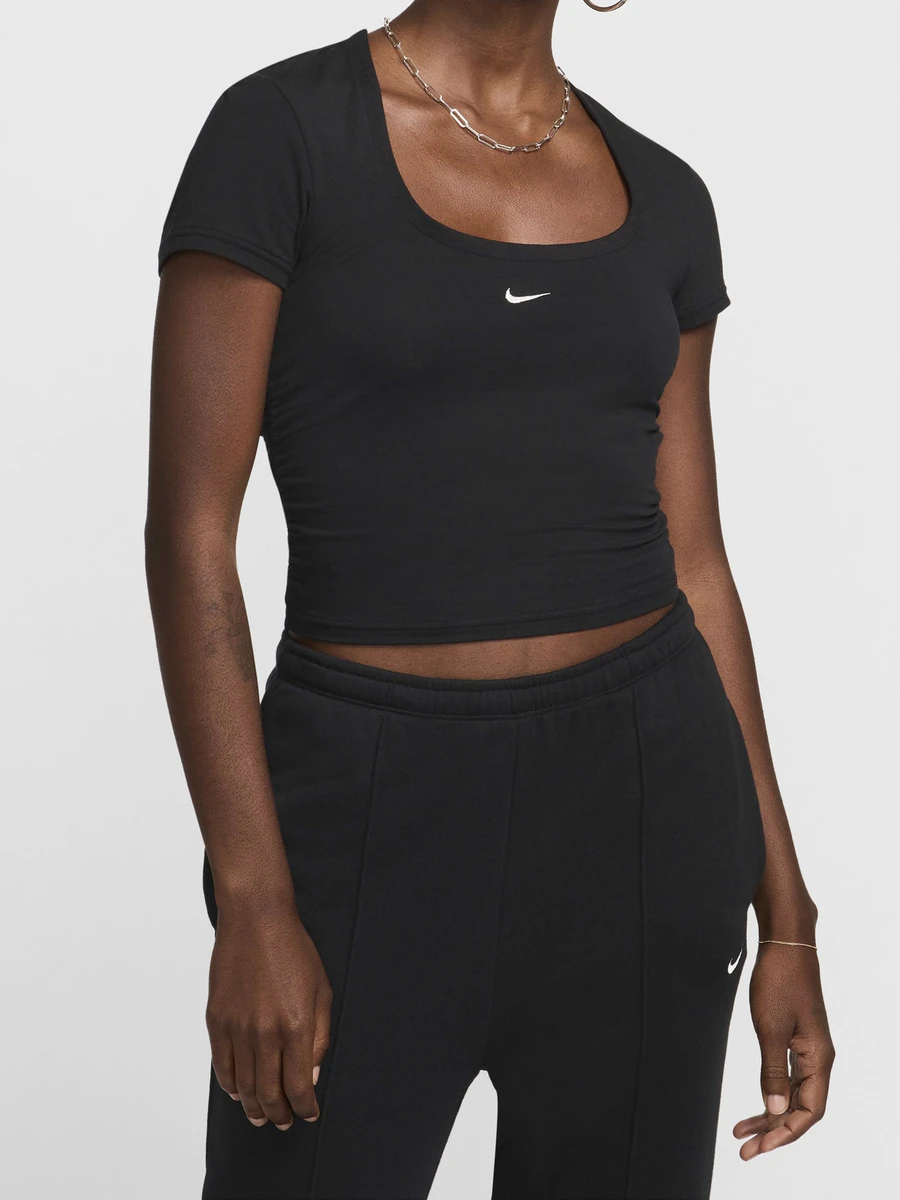 Nike Футболка женская W NSW NK CHLL SS SQR NCK TOP