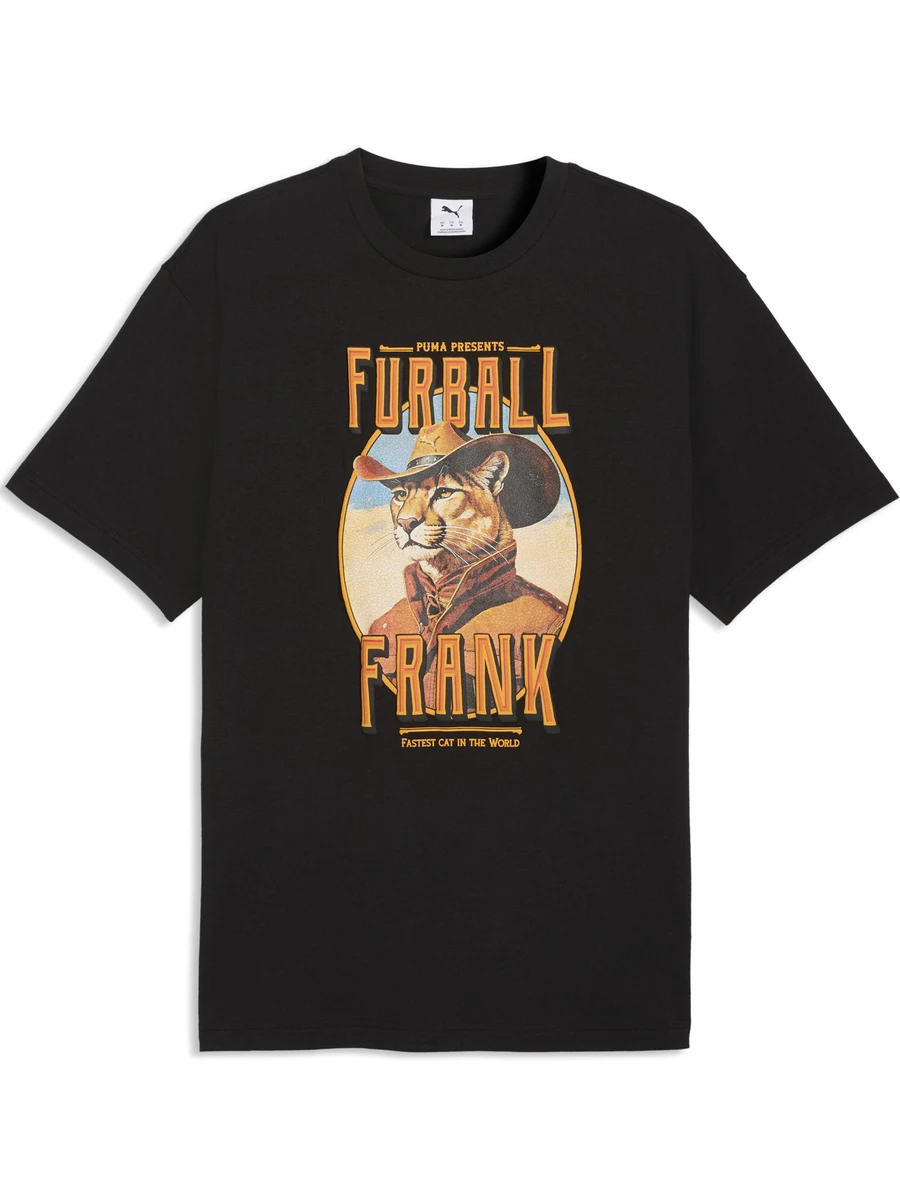 Puma Футболка мужская GRAPHIC CAT COWBOY RELAXED TEE