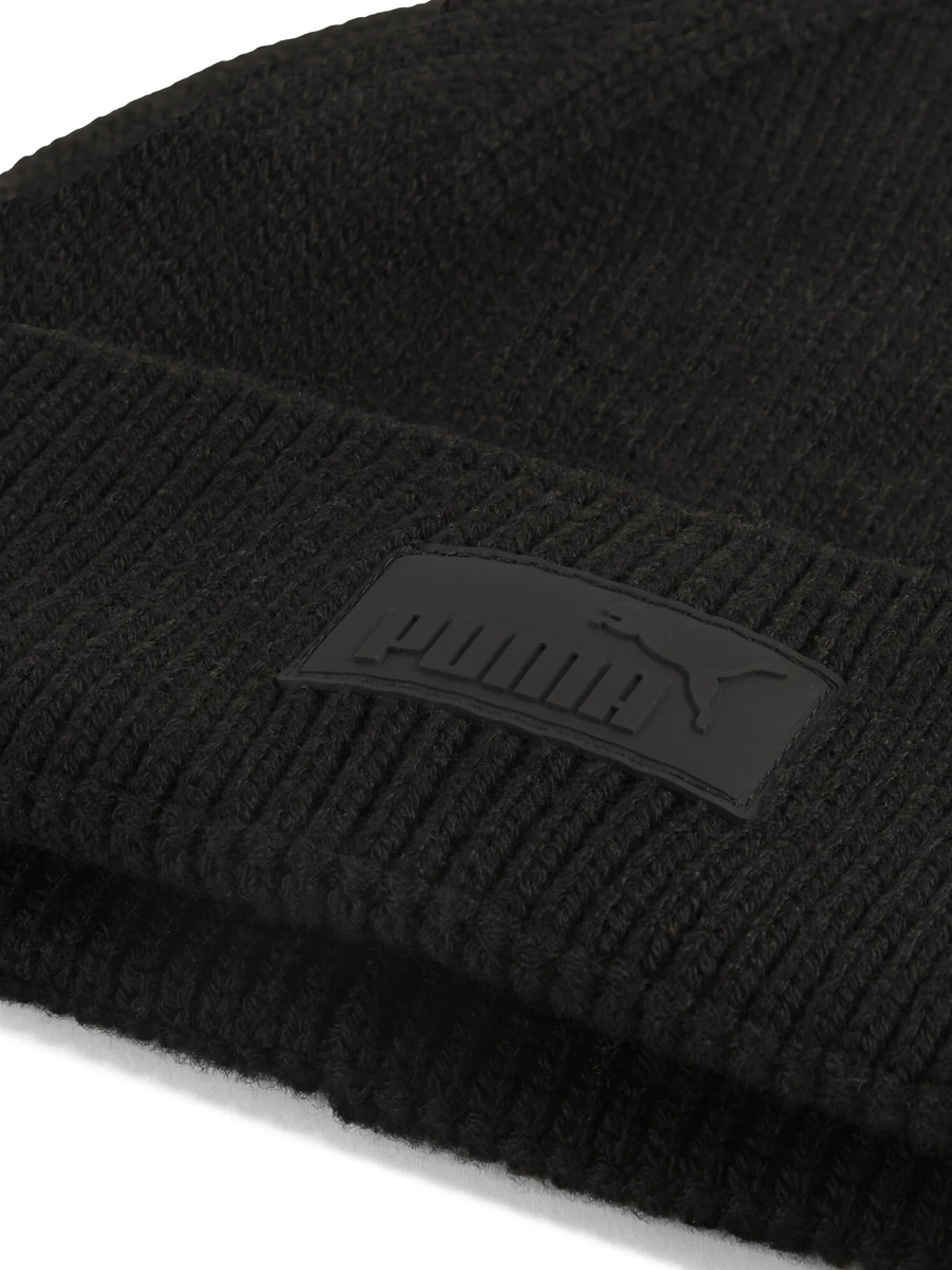 Puma Шапка ESS ELEVATED RUBBER PATCH LOW CROWN BEANIE