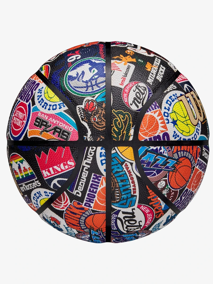 Wilson Мяч баскетбольный NBA ALL TEAM RETRO BSKT