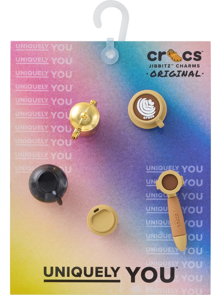 Crocs Набор джиббитс 3D COFFEE SET (5шт.)