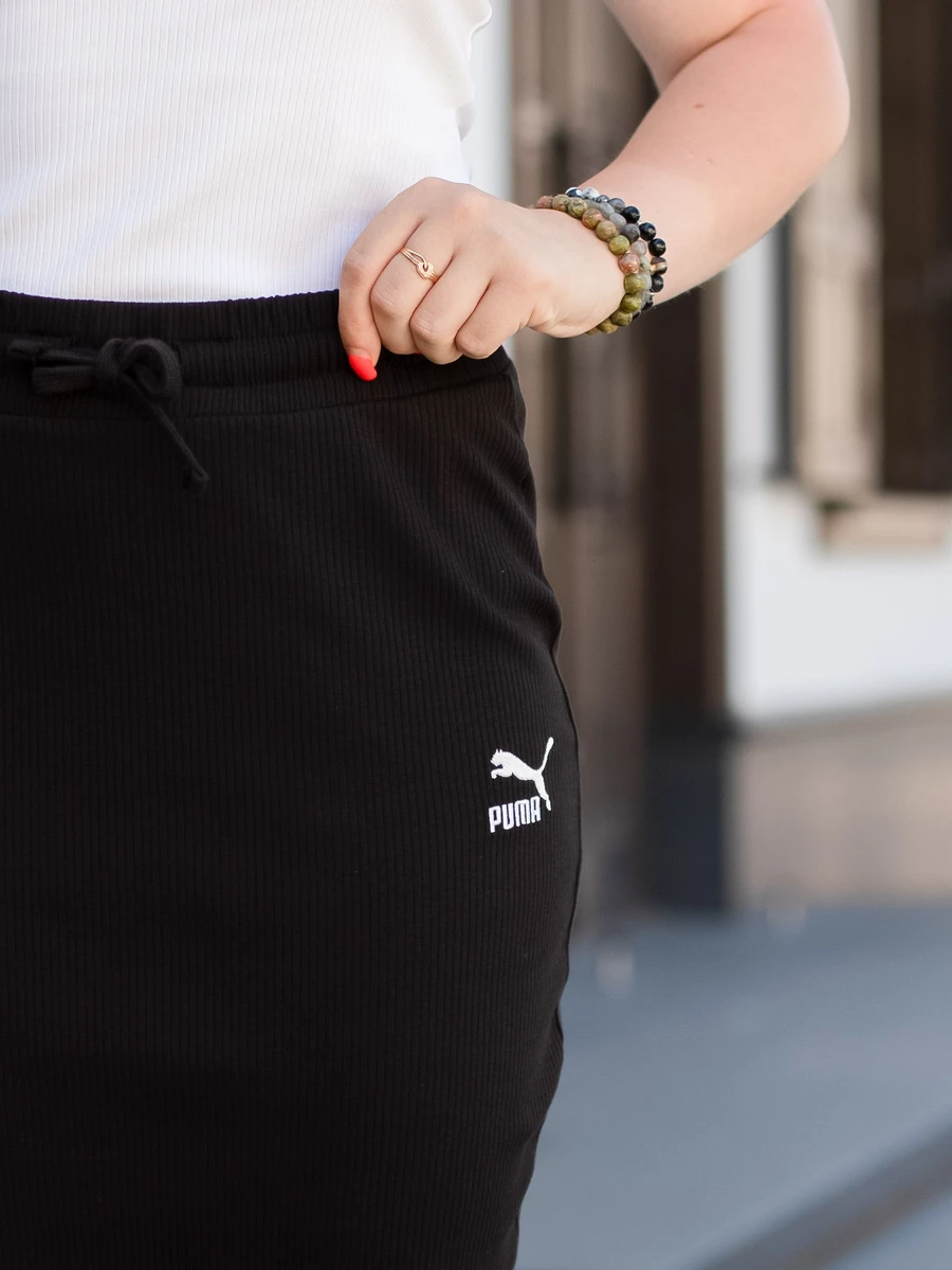 Puma Юбка женская CLASSICS RIBBED MIDI SKIRT