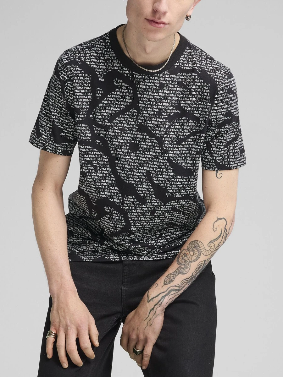 Puma Футболка мужская ESS LOGO LAB AOP TEE