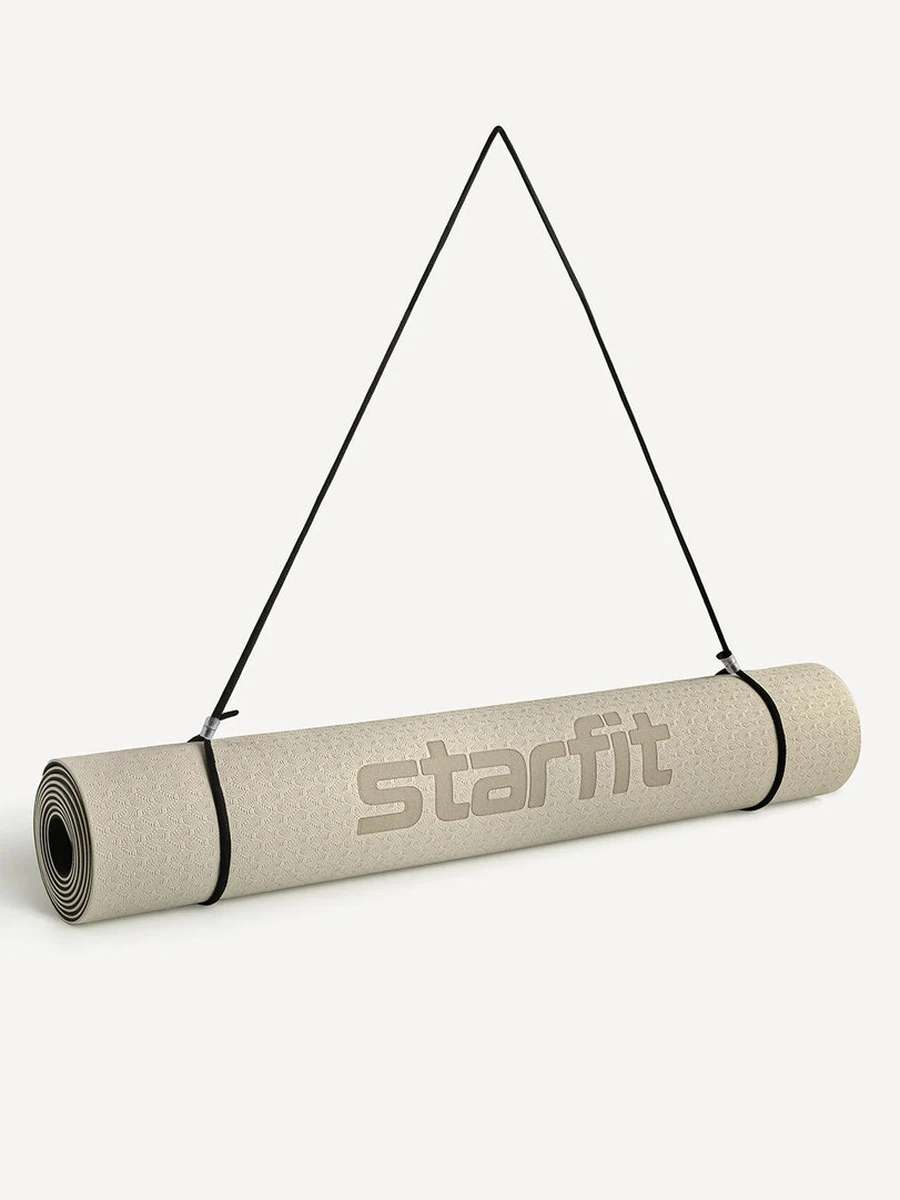 Starfit Коврик для йоги и фитнеса, 183x61x0,4 см.