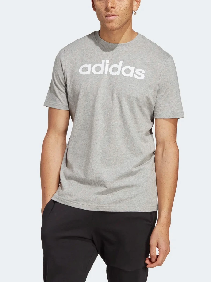 Adidas Футболка мужская EMBROIDERED LOGO T-SHIRT LINEAR JERSEY SIMPLE ESSENTIALS