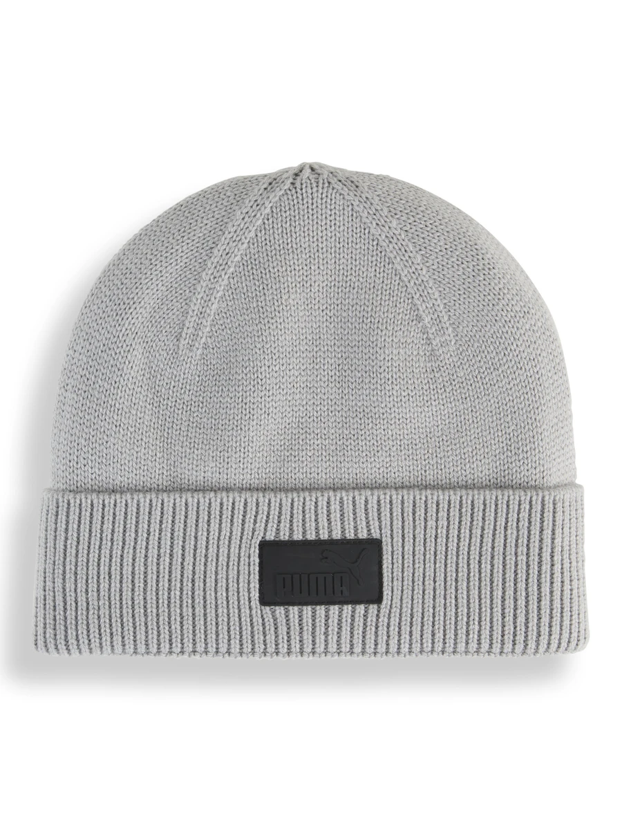 Puma Шапка ESS ELEVATED RUBBER PATCH LOW CROWN BEANIE