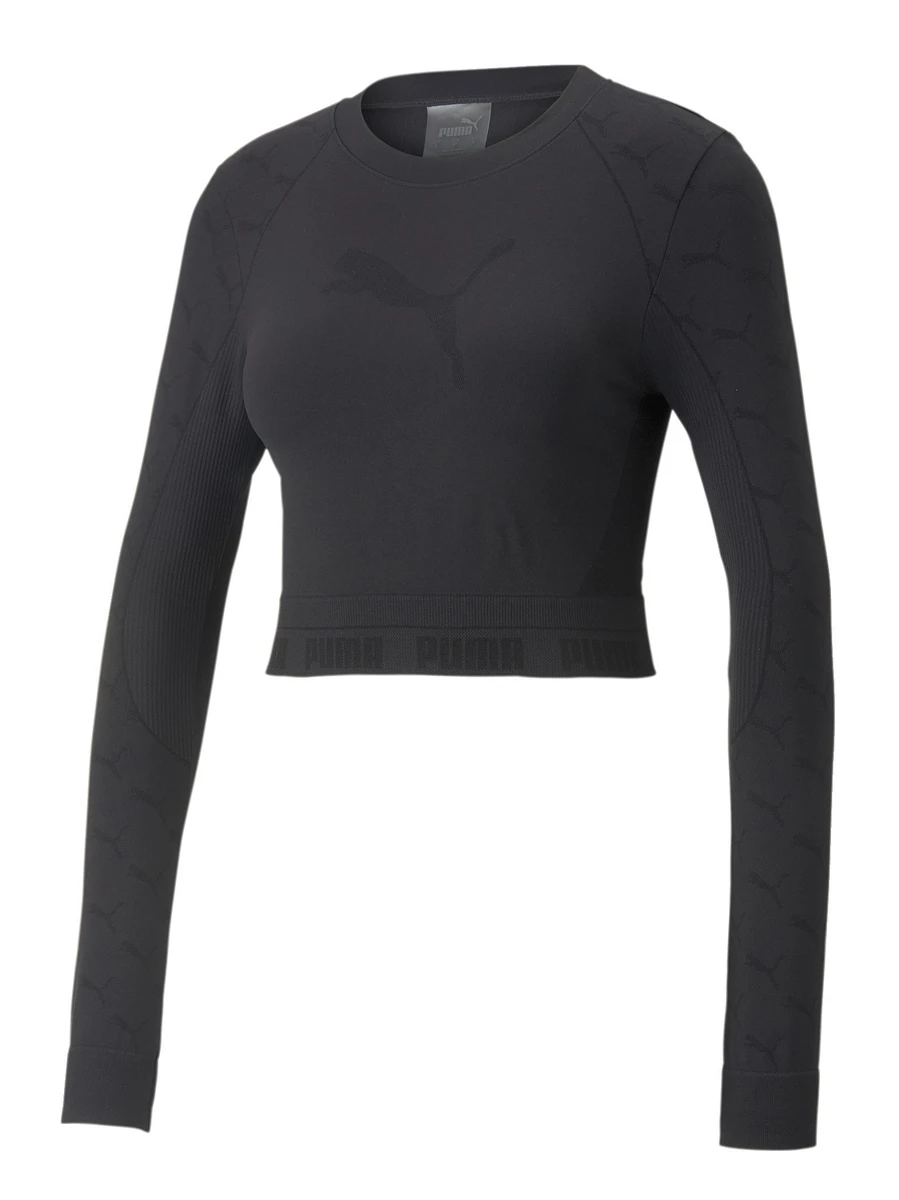 Puma Топ с длинным рукавом женский EVOKNIT LONGSLEEVE TEE