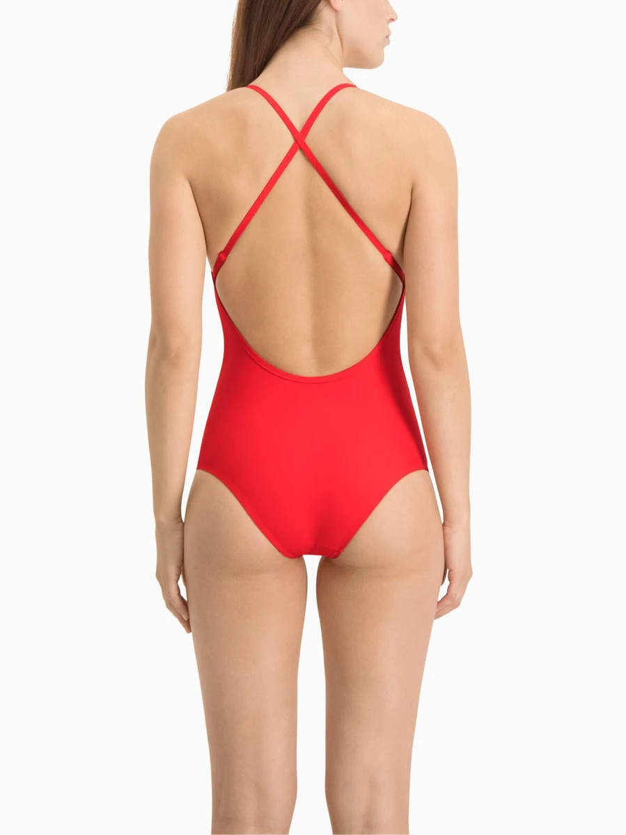 Puma Купальник совмещённый женский SWIM WOMEN V-NECK CROSSBACK SWIMSUI