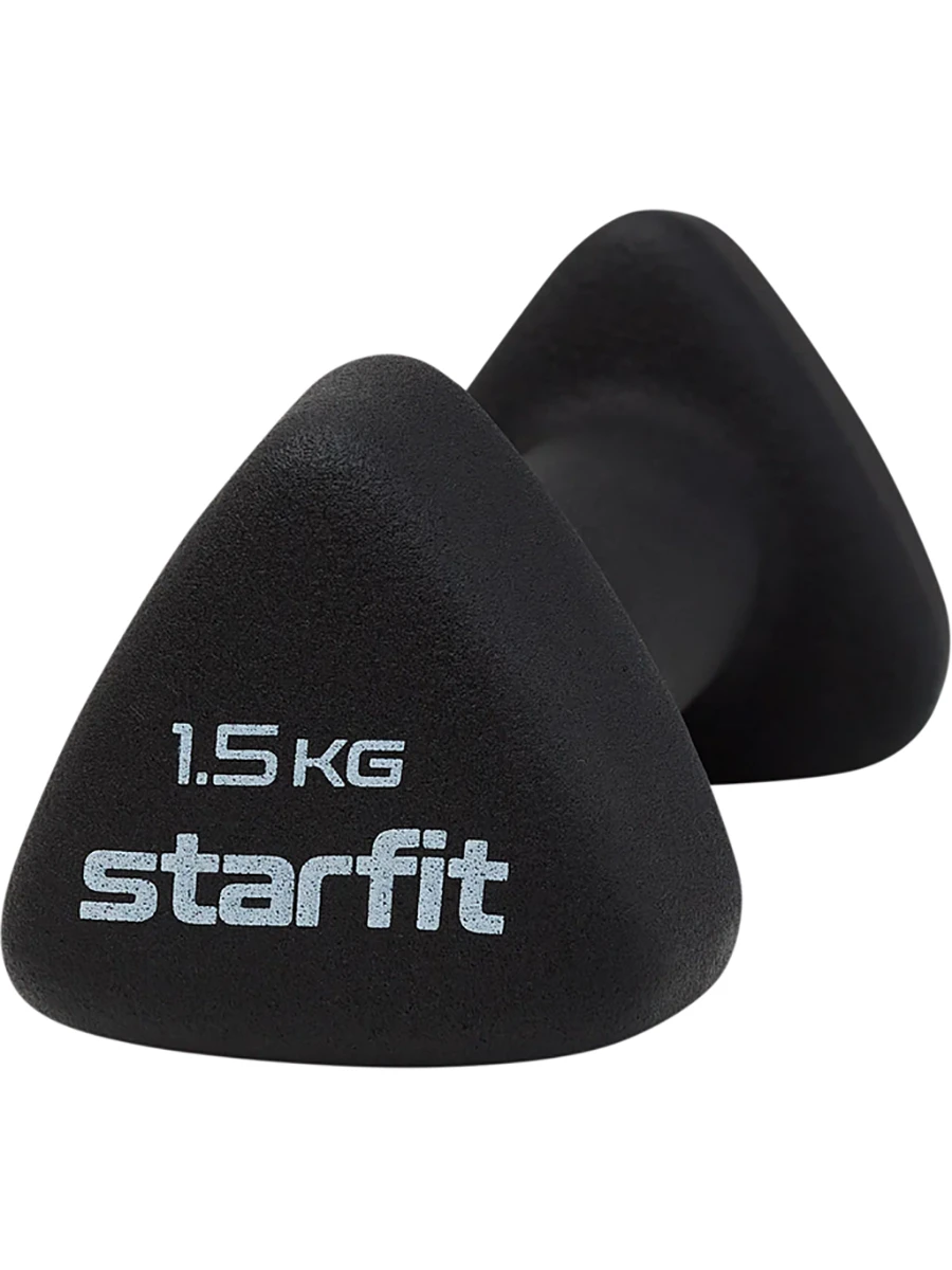 STARFIT Гантели неопреновые, 1,5 кг пара