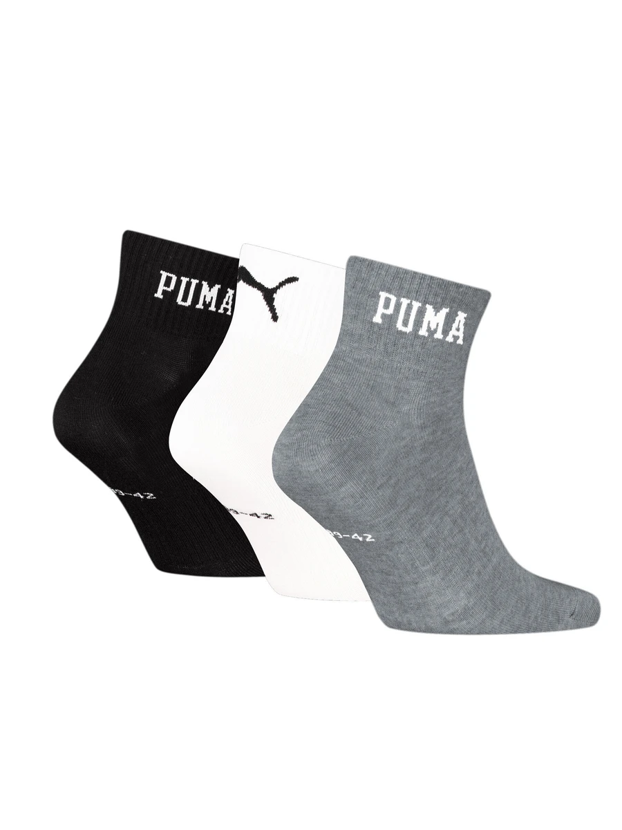Puma Носки UNISEX LOGO QUARTER 3P (3 пары)