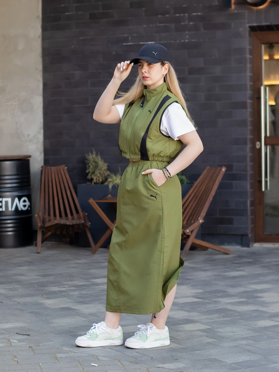 Puma Юбка женская DARE TO MIDI WOVEN SKIRT