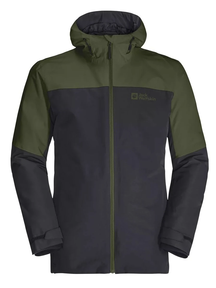 Jack Wolfskin Куртка утеплённая мужская 3 в 1 GLAABACH 3IN1 JKT M