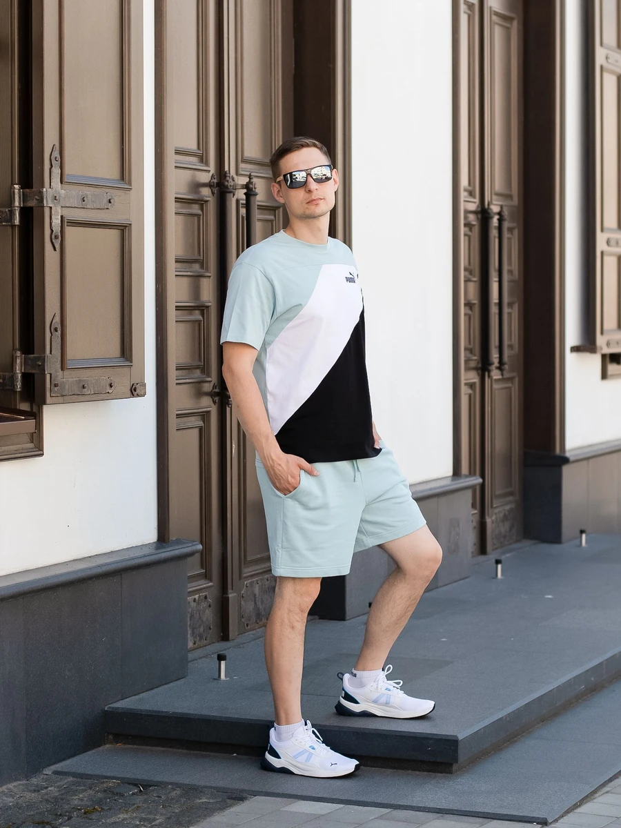 Puma Футболка мужская POWER COLORBLOCK TEE