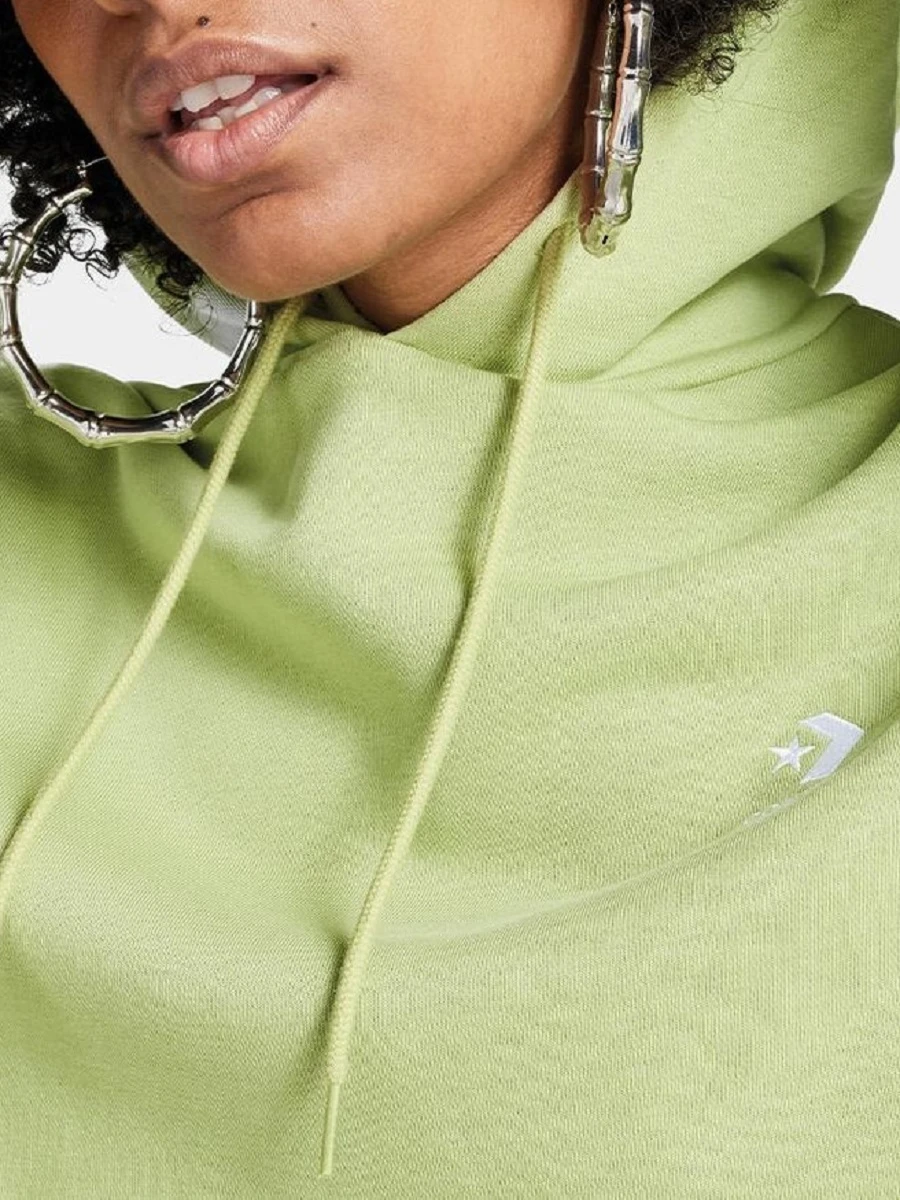 Converse Джемпер CONVERSE GO-TO EMBROIDERED STAR CHEVRON BRUSHED BACK FLEECE HOODIE