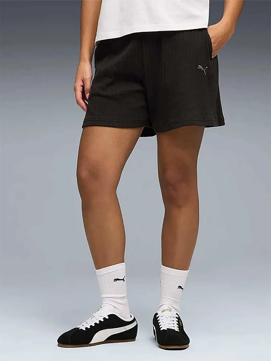 Puma Шорты женские HER HIGH-WAIST SHORTS 5