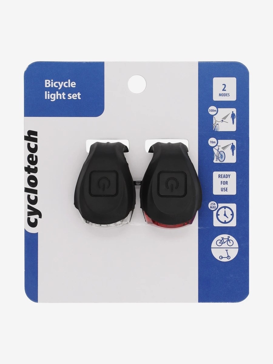 Cyclotech Набор габаритных велосипедных фонарей CFL-4/CRL-3