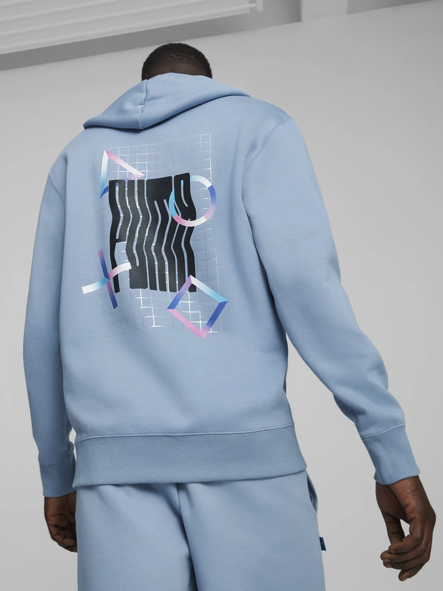 Puma Джемпер мужской PUMA X PLAYSTATION GRAPHIC HOODIE DK
