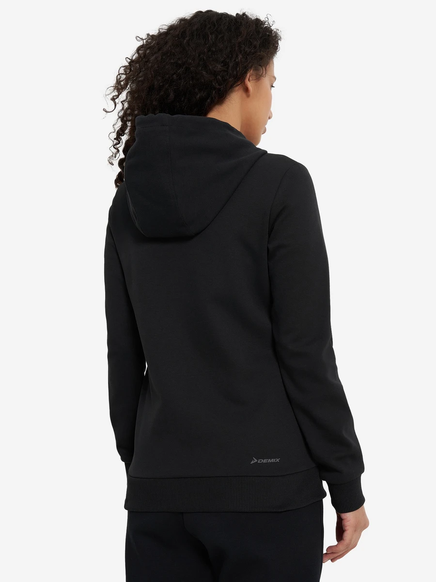 Demix Джемпер женский BASIC SOLID HODDED TRACKTOP