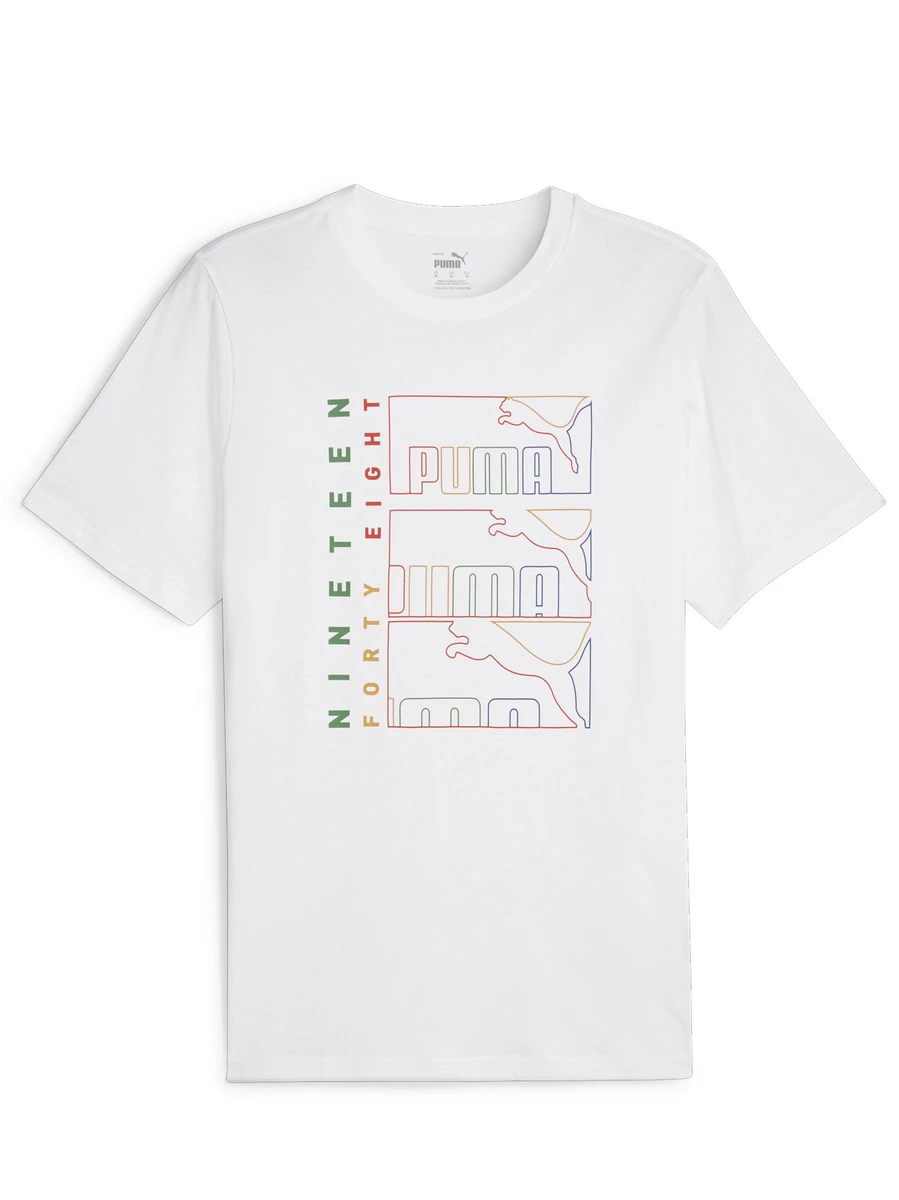 Puma Футболка мужская GRAPHICS TRIPLE NO. 1 LOGO TEE