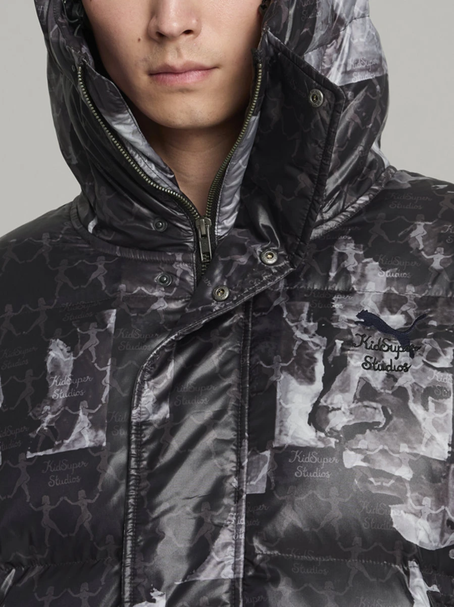 Puma Куртка утеплённая мужская PUMA X KIDSUPER MMQ AOP PUFFER JACKET