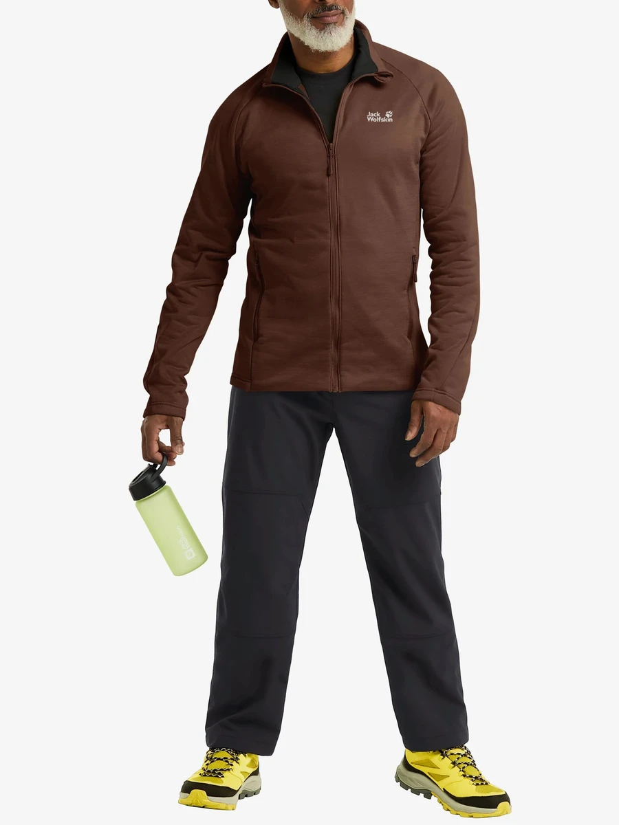 Jack Wolfskin Джемпер флисовый мужской PEAK DISTRICT FZ M