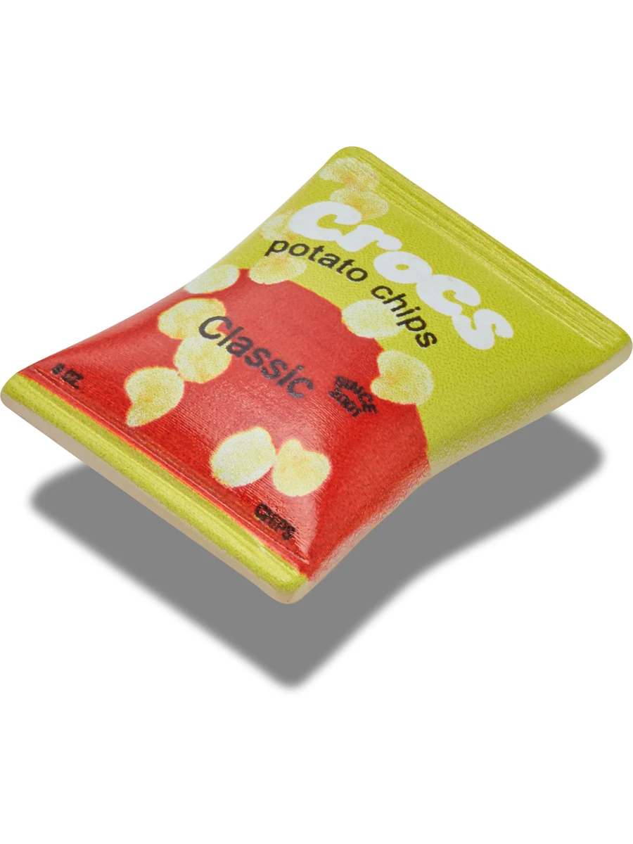 Crocs Джиббитс YELLOW RED CHIP BAG