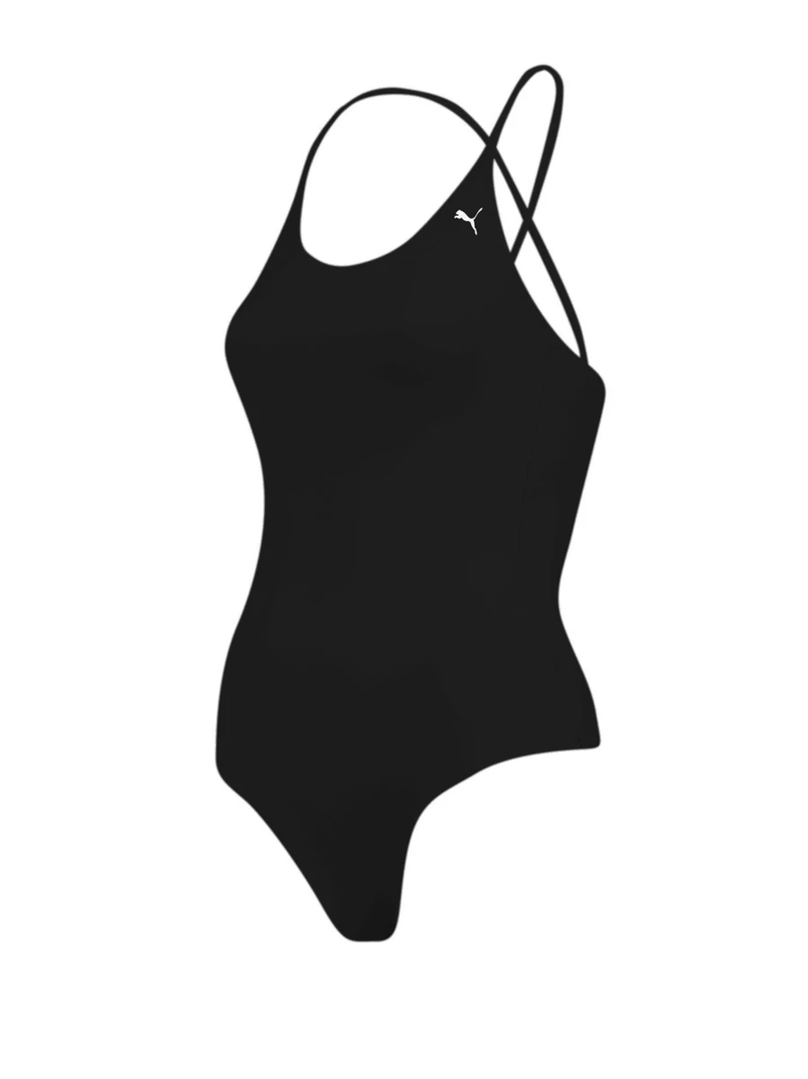 Puma Купальник совмещённый женский SWIM WOMEN V-NECK CROSSBACK SWIMSUI