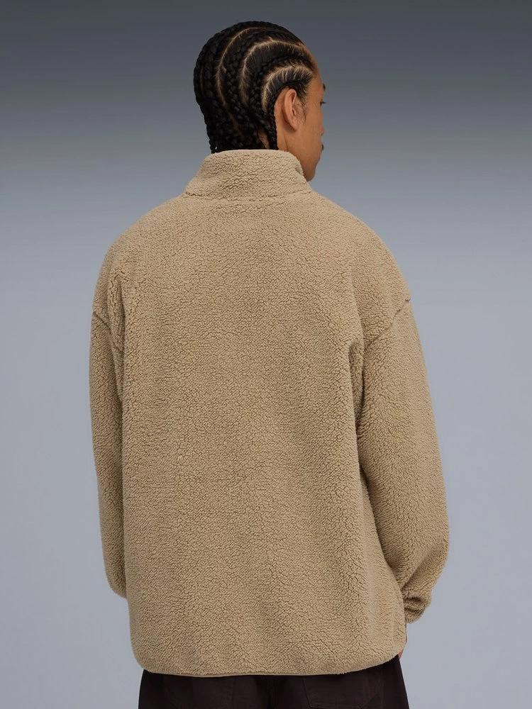 Puma Джемпер мужской ESS ELEVATED RELAXED WINTERIZED FULL-ZIP SHERPA