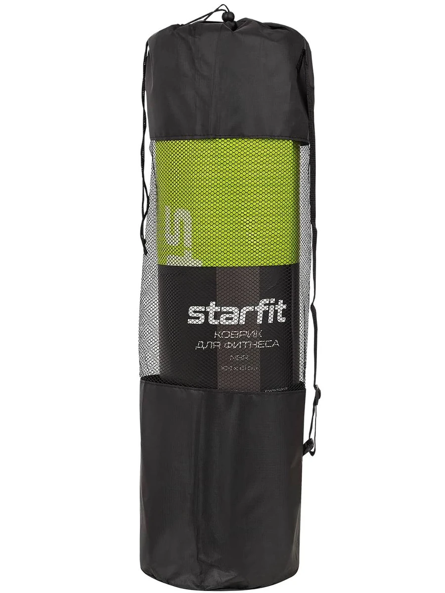 Starfit Коврик для йоги и фитнеса, 183x61x1см.