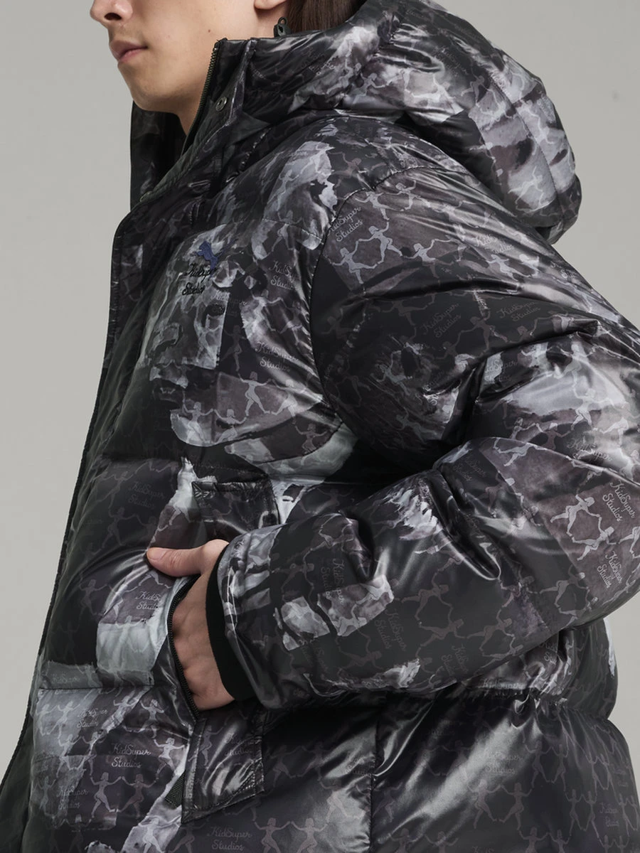 Puma Куртка утеплённая мужская PUMA X KIDSUPER MMQ AOP PUFFER JACKET