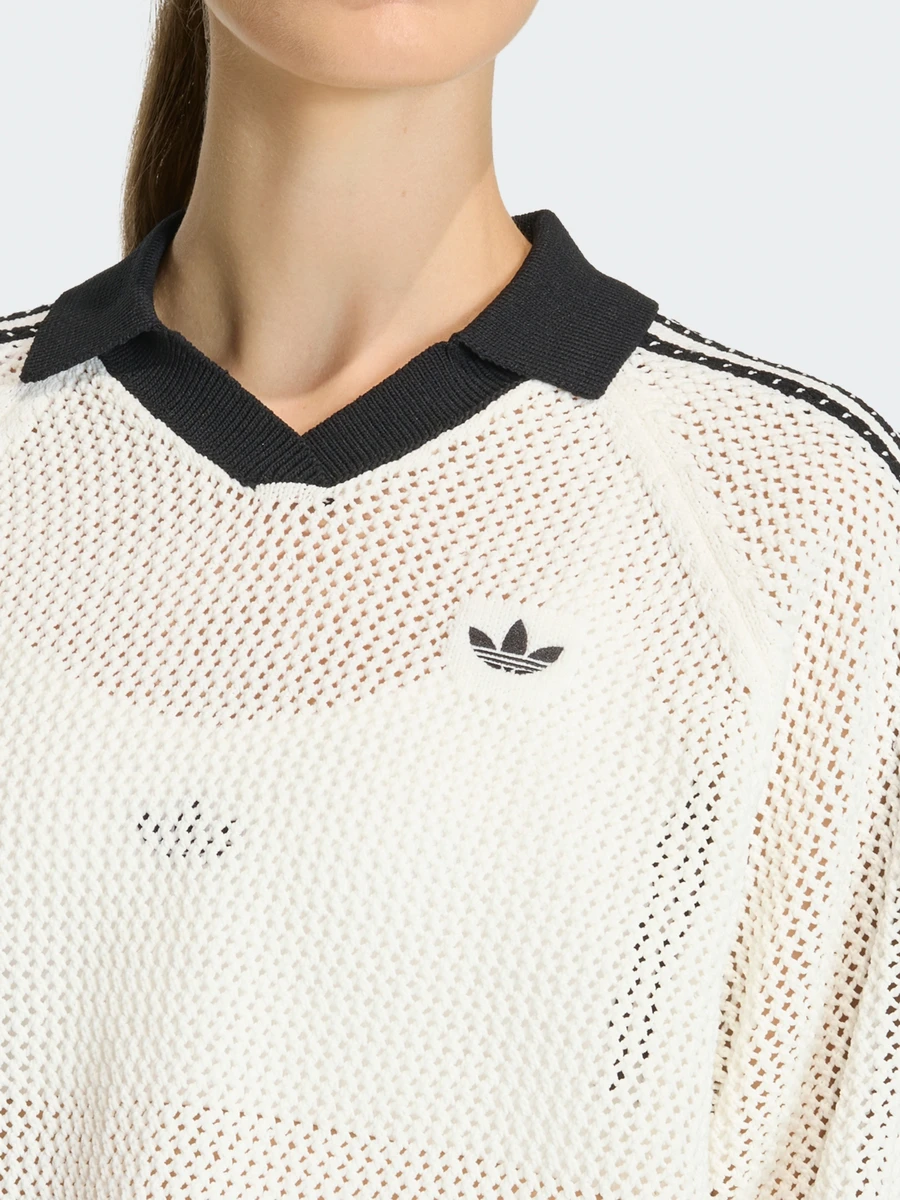 Adidas Поло женское CROCHET POLO