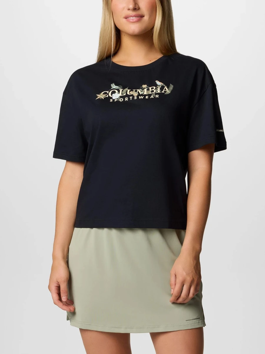 Columbia Футболка женская ROLLING BEND™ GRAPHIC RELAXED CROP SHORT SLEEVE SHIRT
